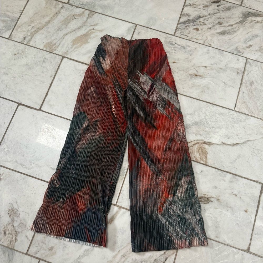Abstract Print Boho Chic Pants - image 3